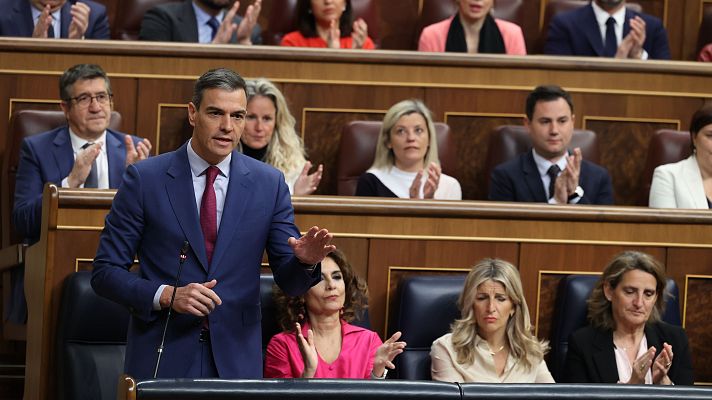 Telediario 2 - Una posible dimisión de Sánchez abre los escenarios para nombrar un nuevo presidente