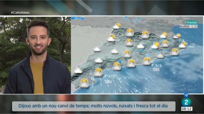 El temps - Nova ratxa de ruixats i més fresca el que queda d'abril