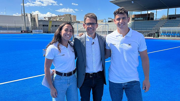 El hockey hierba español a la palestra en los Juegos de París, charla con Marta Segú y Jordi Bonastre