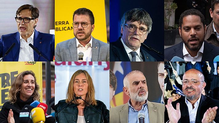 Telediario 2 - Arranca la campaña electoral en Cataluña marcada por el anuncio de Sánchez
