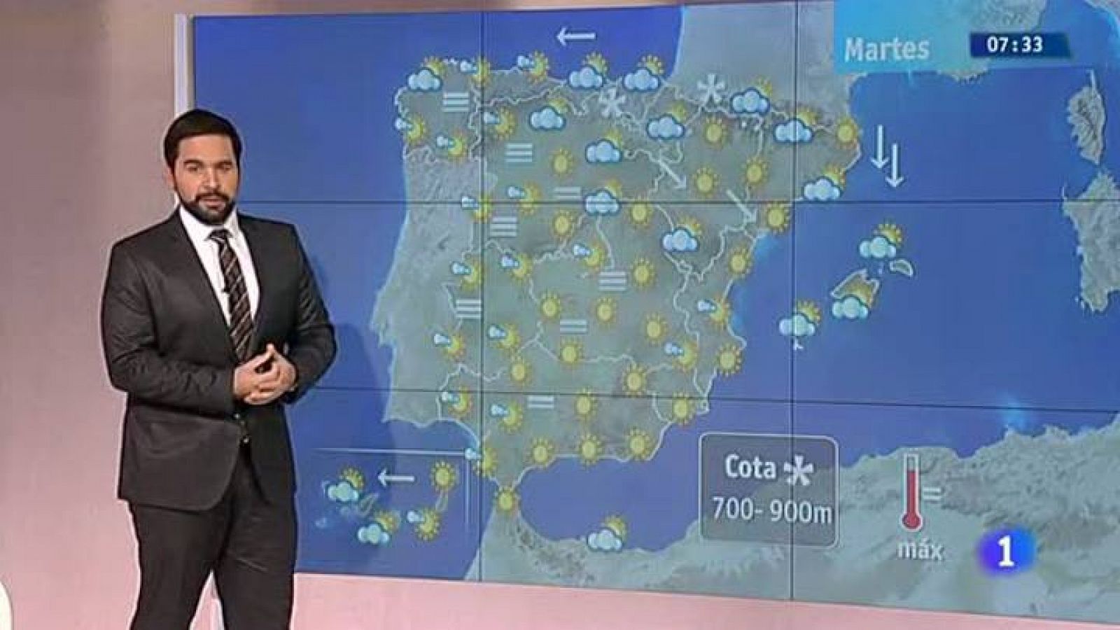 El tiempo: Heladas localmente moderadas en zonas altas del interior peninsular | RTVE Play