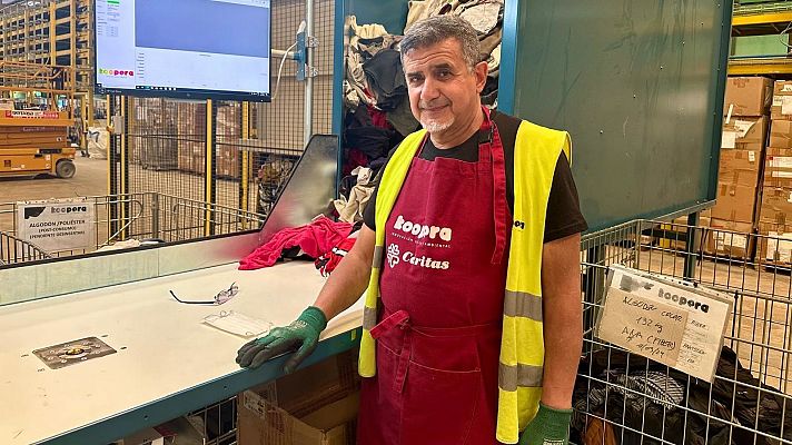 Telediario 1 - Cáritas ayudó en 2023 a 70.000 personas vulnerables a buscar empleo