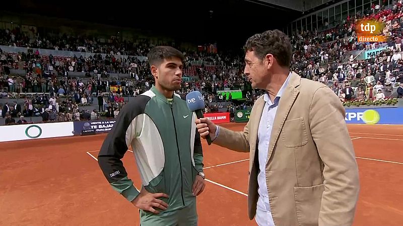 Alcaraz: "Llevaba un mes solo entrenando revés" | Ver