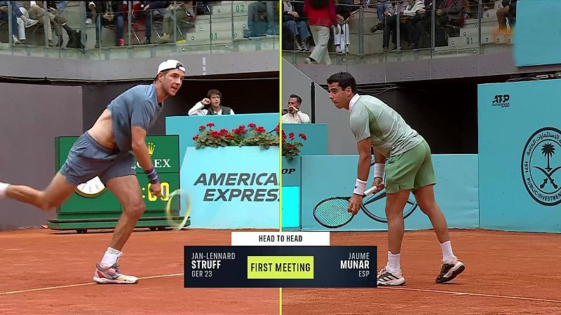 Tenis - ATP Mutua Madrid Open: J. Munar - J. Struff  - ver ahora