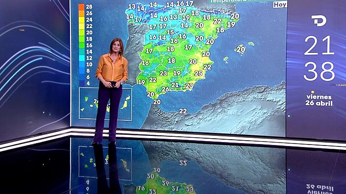 Precipitaciones con acumulados significativos en Pirineos al final del día