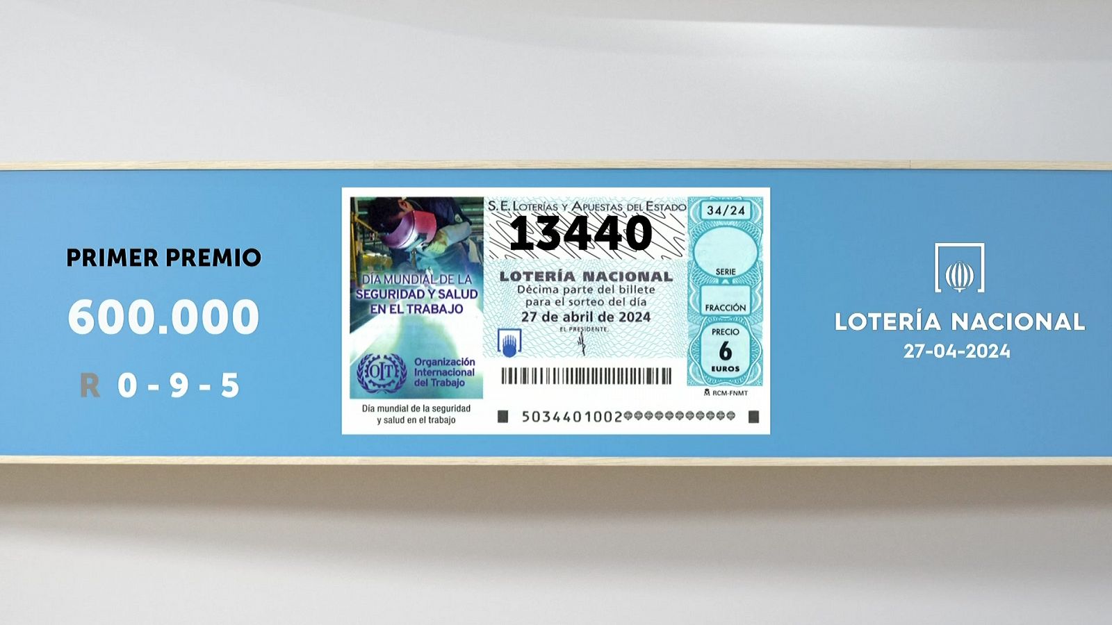 Sorteo de La Lotería Nacional: 27/04/2024