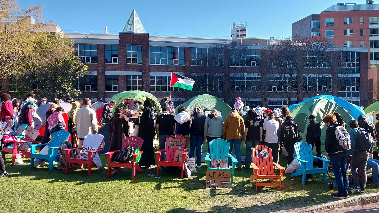 Siguen las protestas en favor de Palestina en universidades de Estados Unidos