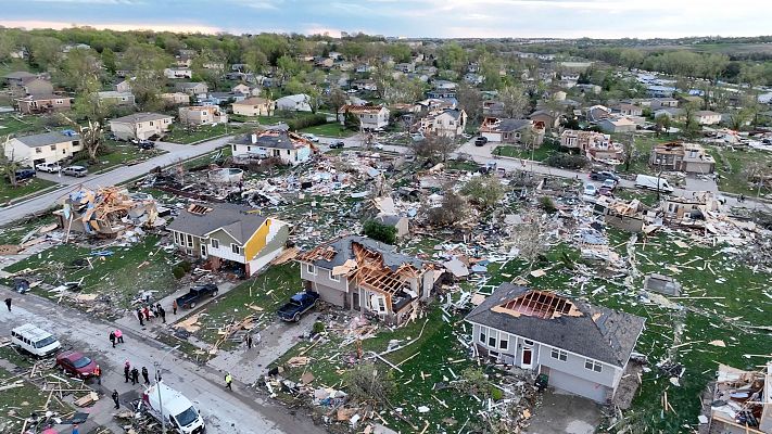 El centro y sur de Estados Unidos registra decenas de tornados en las últimas horas