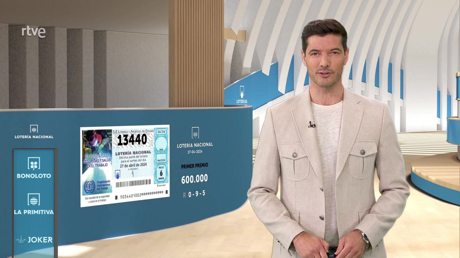 Sorteo de la Lotería Nacional del 27/04/2024 - ver ahora