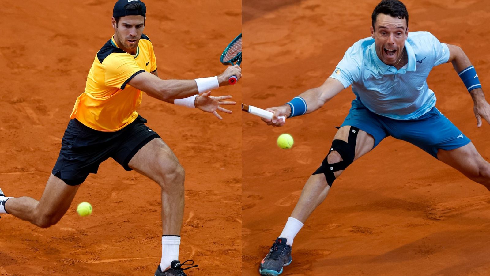 Tenis - ATP Mutua Madrid Open: R. Bautista Agut - K. Khachanov - ver ahor