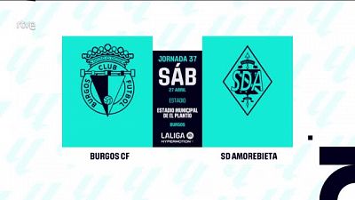 Burgos - Amorebieta: resumen del partido de la 37 jornada de Liga | Segunda