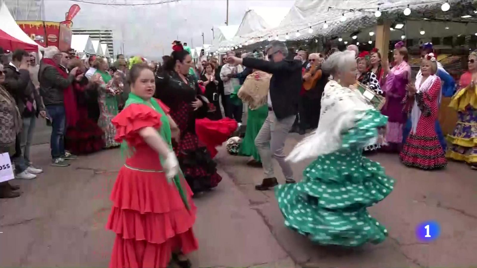 La Feria d'abril de Barcelona celebra la seva 51a edició - L'Informatiu | Veure