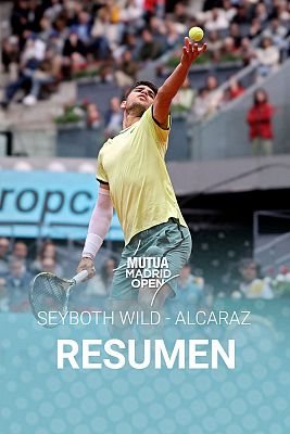 Tenis - Madrid Open 2024: resumen del encuentro Alcaraz - Seyboth Wild