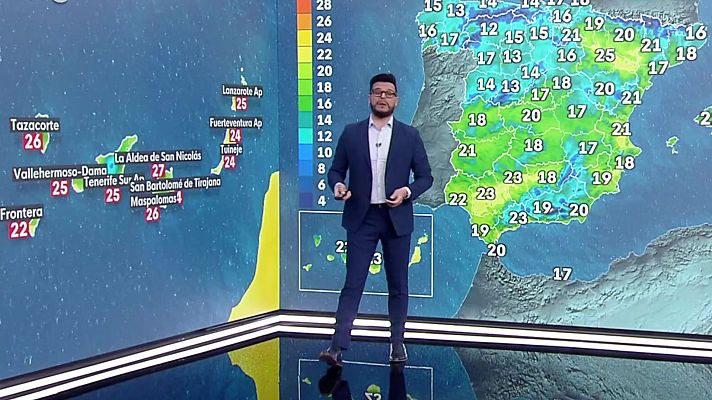 El tiempo - Precipitaciones localmente fuertes o persistentes en Cataluña y Baleares