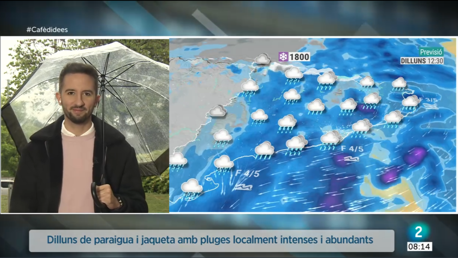 El Temps - Dilluns passat per aigua | Veure