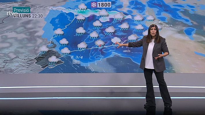 El temps - Plou a tot Catalunya. Localment amb intensitat i abundància