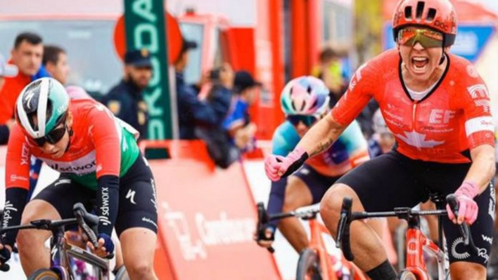 Vuelta a España femenina: final de la etapa 2