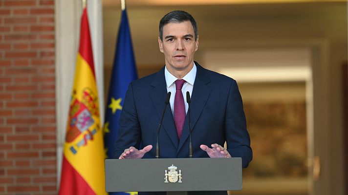 Telediario 2 - Pedro Sánchez, del "PSOE rumbo a la Moncloa" al frente del ejecutivo "con más fuerza si cabe"