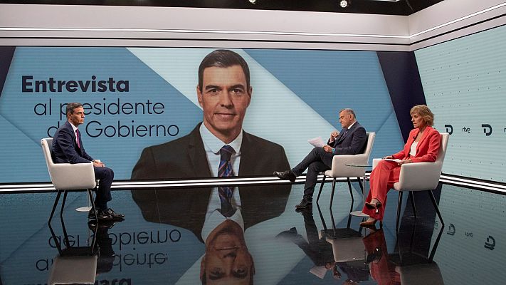 Pedro Sánchez, en RTVE: "Esto es un punto y aparte y eso significa dejar el insulto"