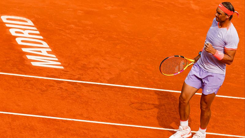 Rafa Nadal, intratable en Madrid, busca los cuartos del Madrid Open ante Lehecka