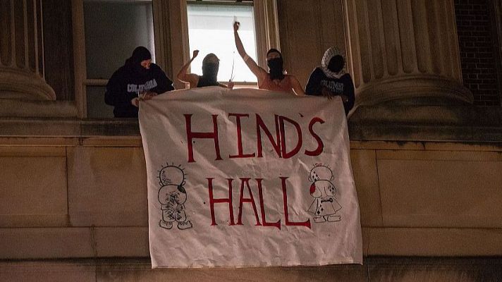 Telediario Internacional - Columbia fija ultimátum para desalojar el campus: se extienden las protestas propalestinas en EE.UU.