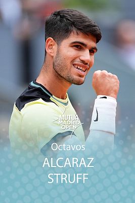 ATP Mutua Madrid Open: J. Struff - C. Alcaraz