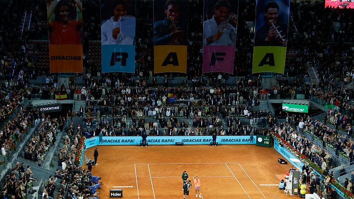 El emotivo homenaje a la leyenda de Rafa Nadal en Madrid | Ver
