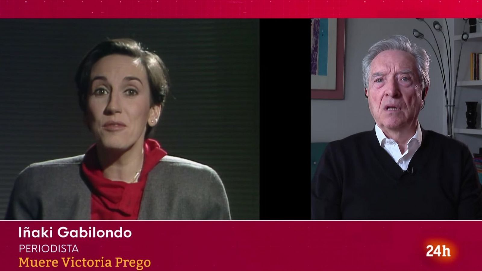 Iñaki Gabilondo recuerda a Victoria Prego:  "Ella era una periodista clásica"