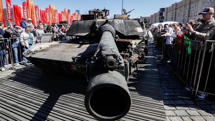 Rusia inaugura una exposición en Moscú donde muestra armamento occidental capturado a Ucrania