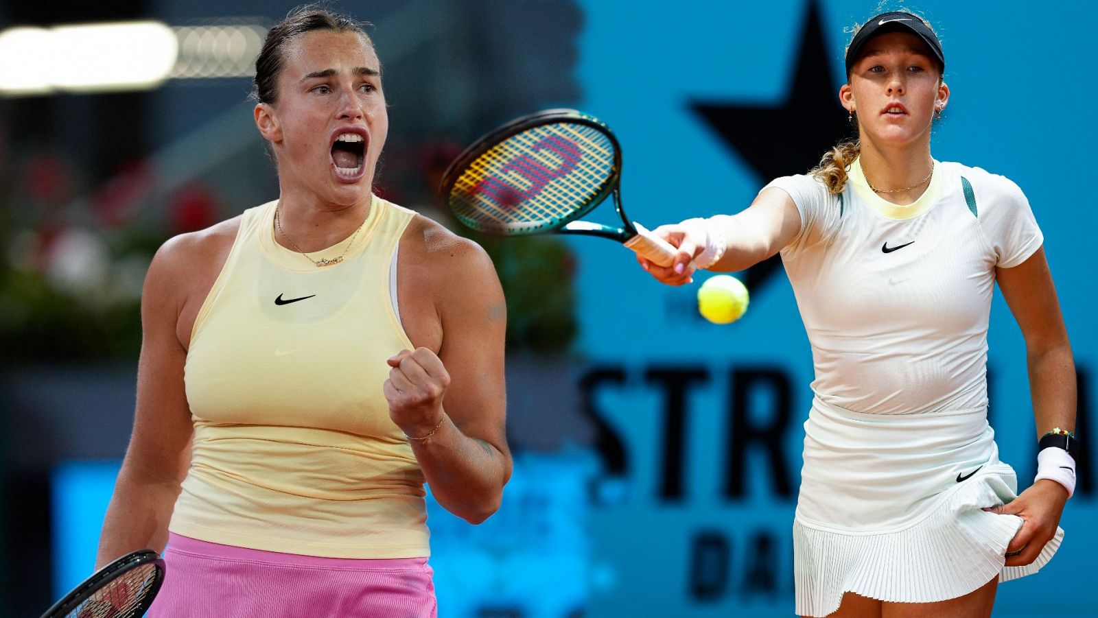 Tenis - WTA Mutua Madrid Open. 1/4 Final: M. Andreeva - A. Sabalenka - 01/05/24
