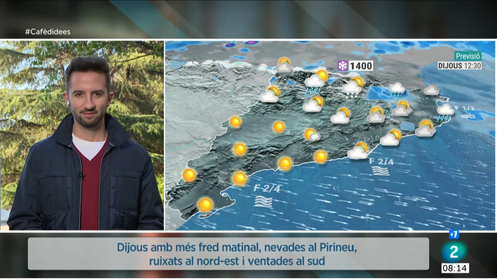 El Temps - Dijous amb forts xàfecs al nord i més sol a la resta | Veure