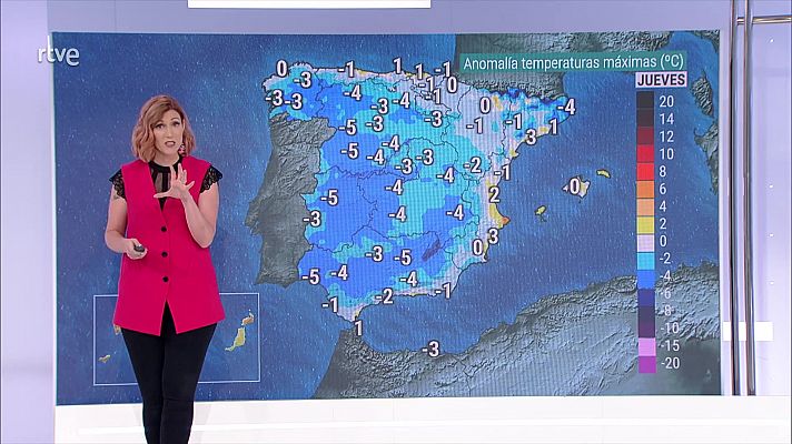 El tiempo - Posibilidad de precipitaciones localmente fuertes o persistentes en el nordeste de Cataluña