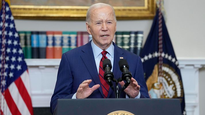 Biden condena la violencia en las protestas en universidades