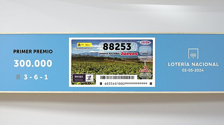 SELAE - Sorteo de la Lotería Nacional del 02/05/2024