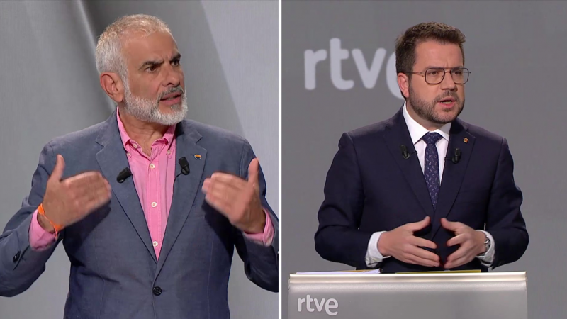 Cs carga contra los independentistas y contra Snchez; y Aragons le contesta: "Nunca vamos a renunciar al referndum ni a la independencia"