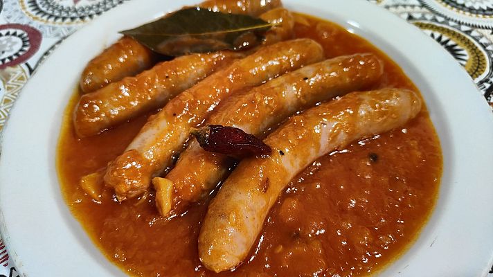 Receta de salchichas al vino