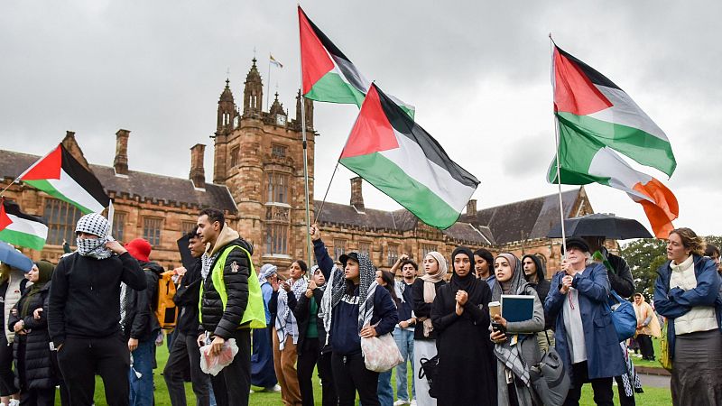 Las protestas propalestinas de EE.UU. se extienden a universidades de Francia, México y Australia