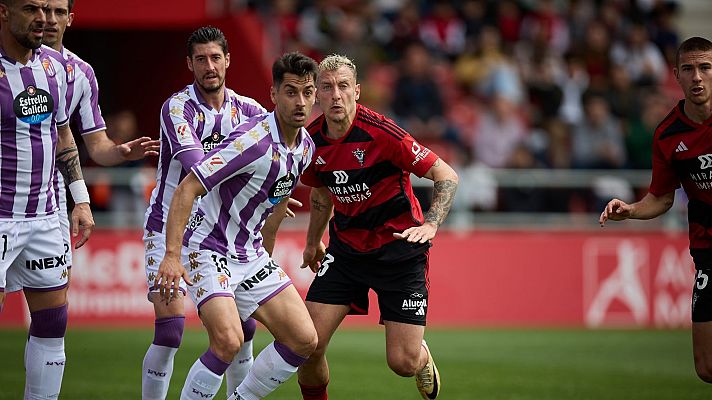 Mirandés - Valladolid: resumen del partido, 38ª jornada | Segunda