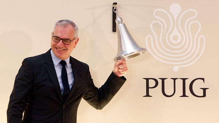 Telediario 1 - Puig Brands debuta en bolsa en la salida al mercado bursátil más importante del año en Europa