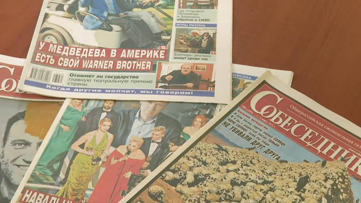 Telediario 2 - La libertad de prensa en Rusia, comprometida para los medios contrarios al Kremlin