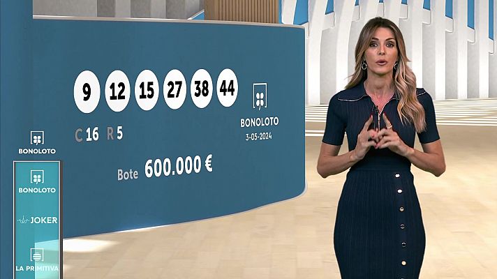 Sorteo de la Bonoloto y Euromillones del 03/05/2024