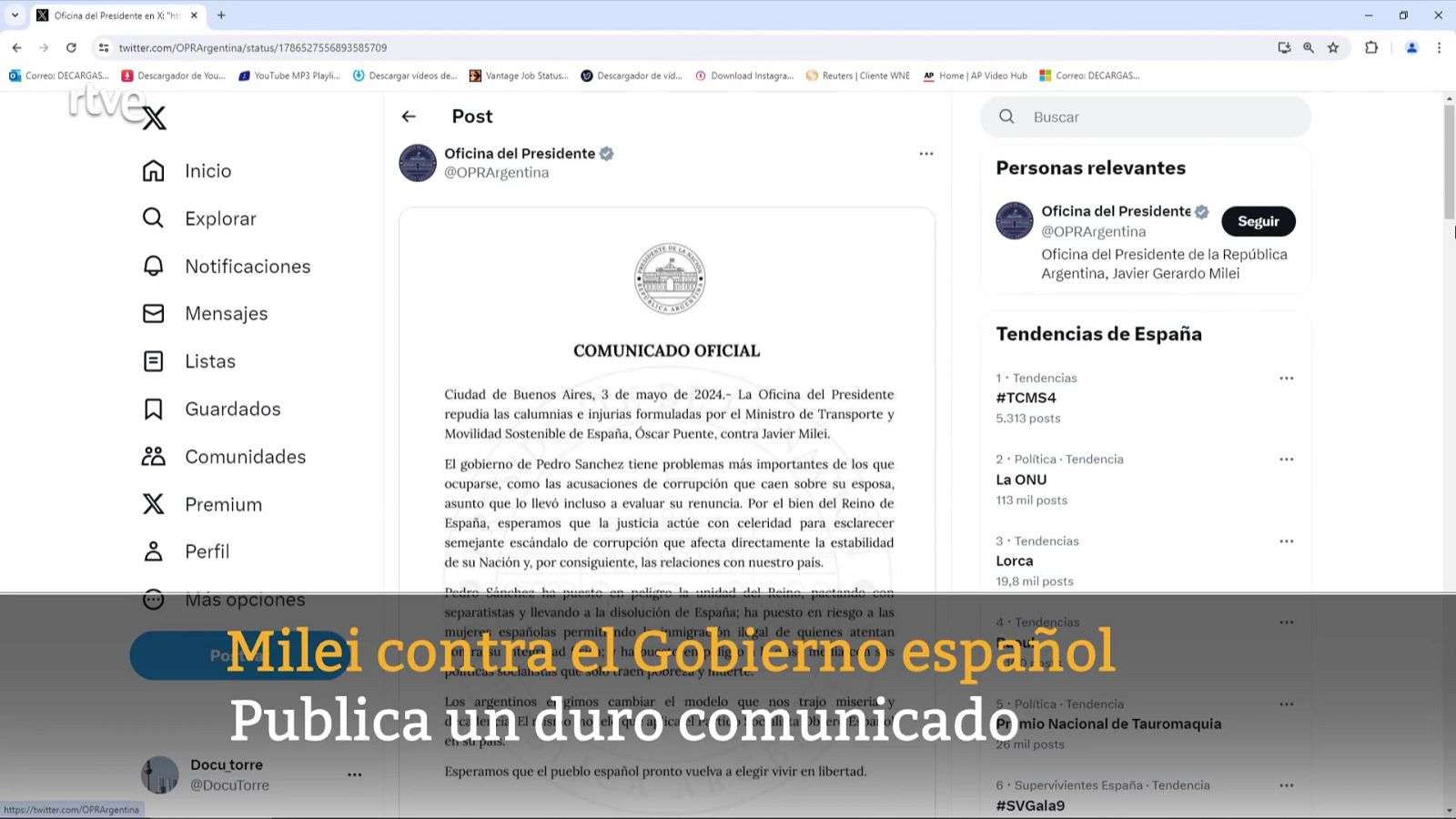 Telediario Internacional - 03/05/24 - ver ahora