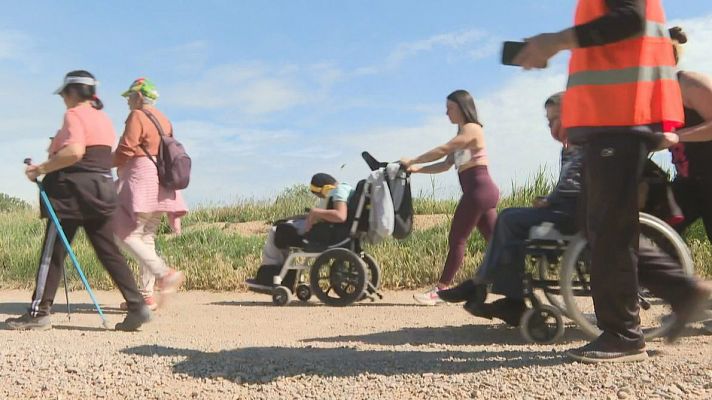 300 persones reivindiquen a Lleida que els espais naturals siguin més accessibles