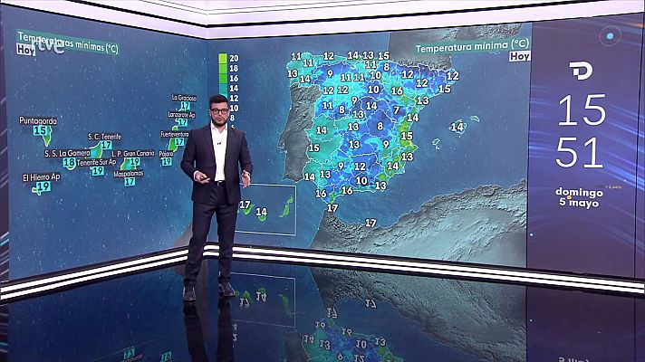 El tiempo - El Tiempo - 05/05/24 - RTVE.es