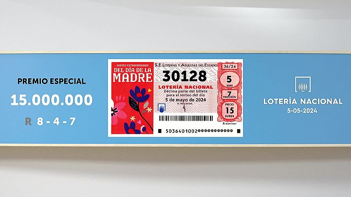 Sorteo de la Lotería Nacional del 05/05/2024