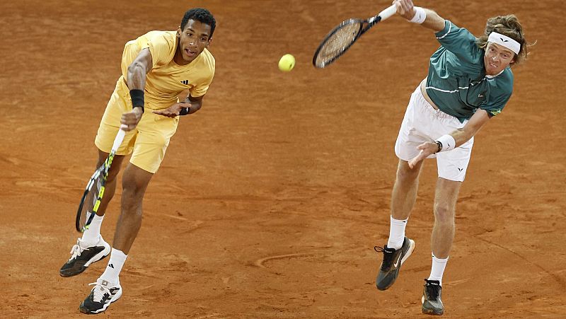 Tenis - ATP Mutua Madrid Open. Final: F. Auger-Aliassime - Andrey Rublev - 05/05/24 - ver ahora