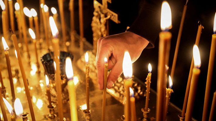 Telediario Fin de Semana - El cristianismo ortodoxo celebra la Pascua en Ucrania y Rusia