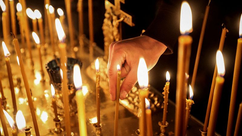 El cristianismo ortodoxo celebra la Pascua en Ucrania y Rusia