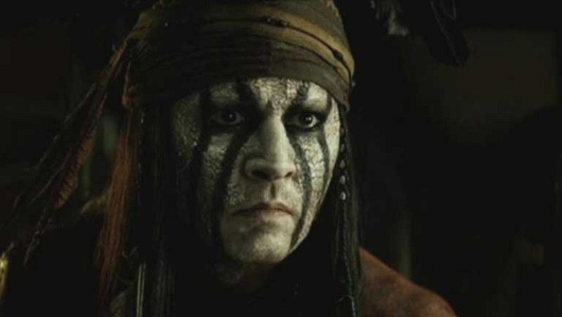 Johnny Deep se transforma en el guerrero indio del Llanero Solitario