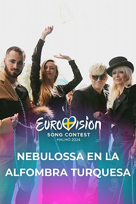 Nebulossa en la Alfombra Turquesa de Eurovisin 2024